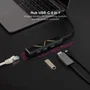 NANOCABLE 10.16.0501, Alambrico, USB 3.2 Gen 1 (3.1 Gen 1) Type-C, 100 W, 10,100,1000 Mbit/s, Negro, 4K Ultra HD
